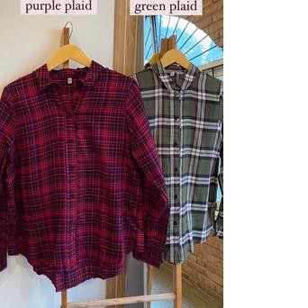 ♦ EXPRESS Boyfriend Flannel Shirt - Kemeja Flanel Pria Wanita Original - Kemeja Unisex ●