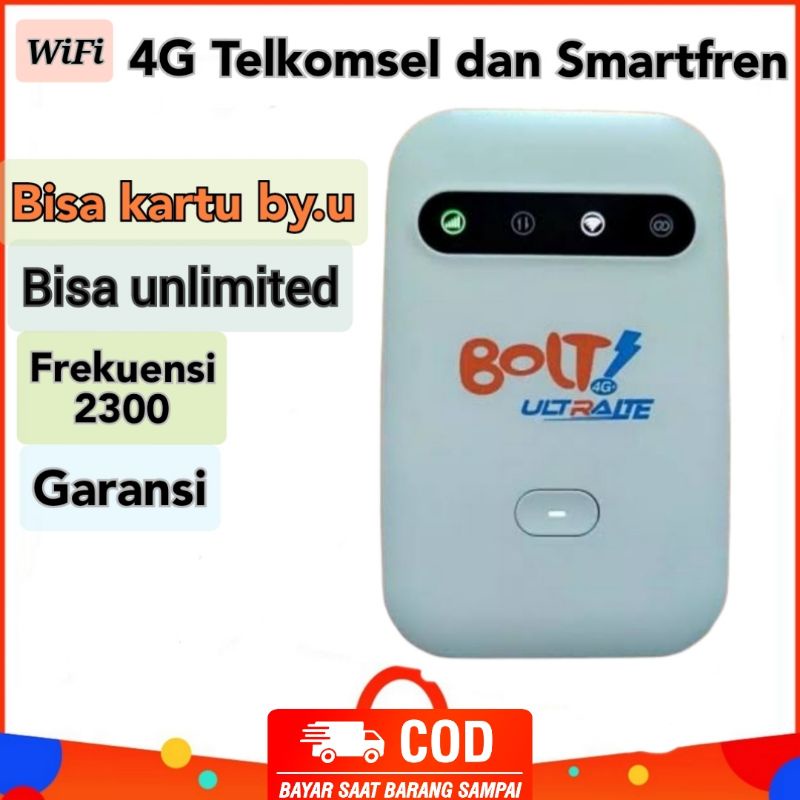 MiFi modem bolt juno unlock 4G unlock Smartfren dan Telkomsel