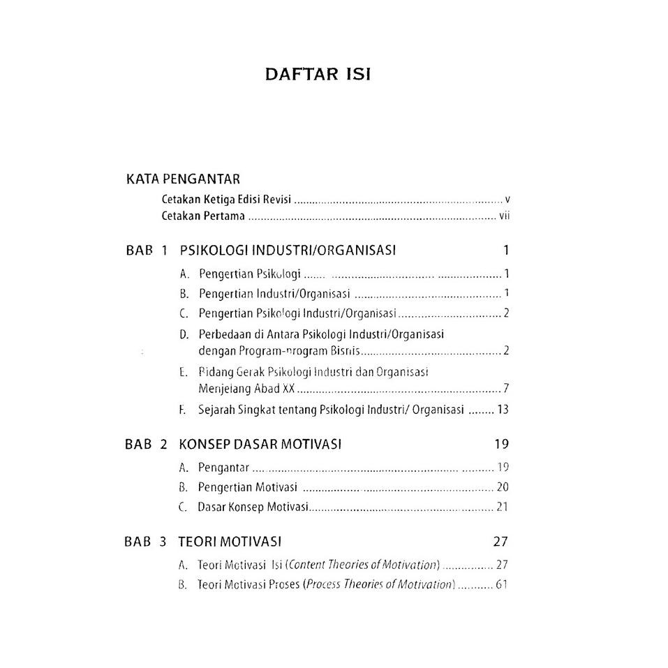 Buku 09 Psikologi Industri Dan Organisasi Kode 785 Shopee Indonesia