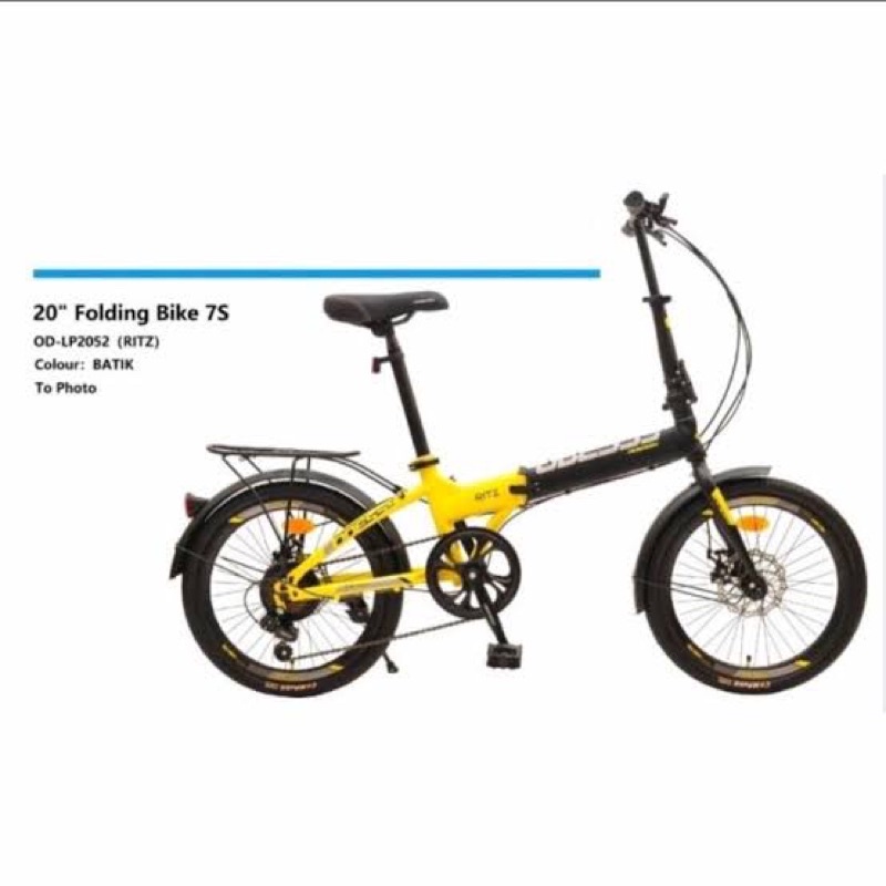 Sepeda Lipat Odessy 20inch