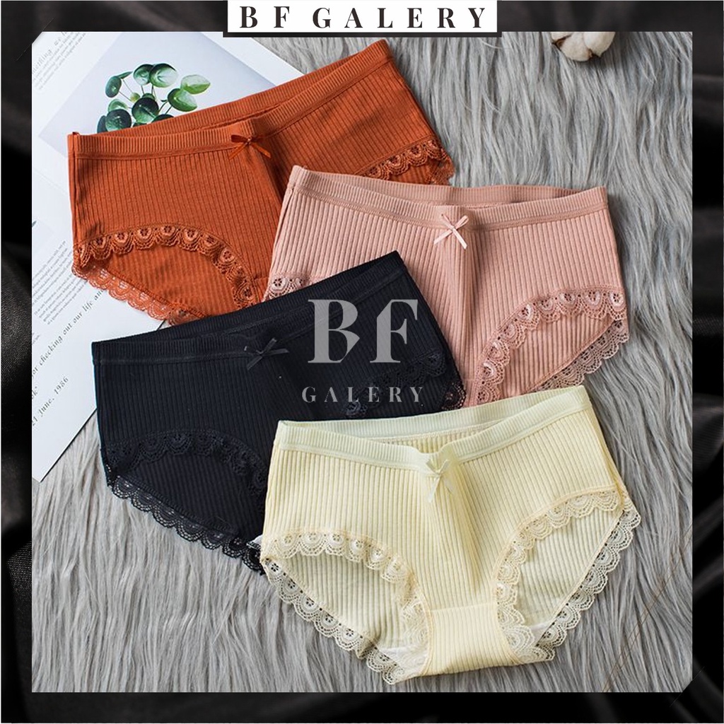 BFU032 Celana Dalam Seamless Wanita Undies Polos CD Cewek Pakaian dalam wanita High Quality Jakarta