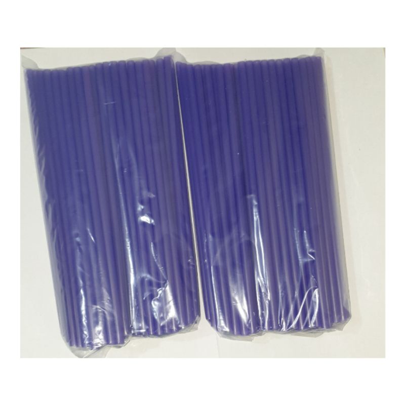 SEDOTAN PLASTIK MINUMAN ISI 20PCS KHUSUS WARNA UNGU