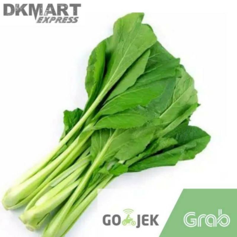 sawi hijau segar ±400gram sayur sawi hijau caisim 1 ikat