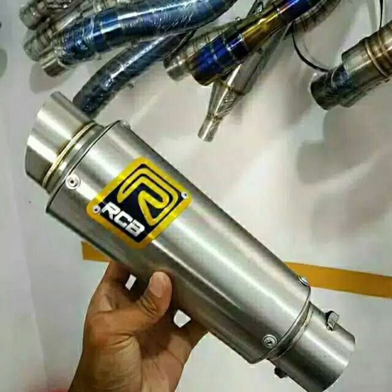 silencer knalpot RCB Stainless silencer knalpot only inlet 50