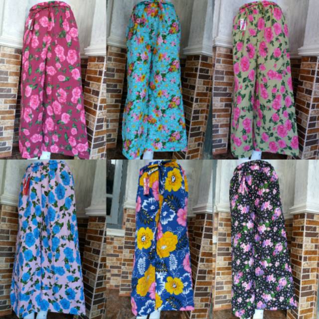 Katun motif | celana katun motif | kulot katun motif | bawahan wanita