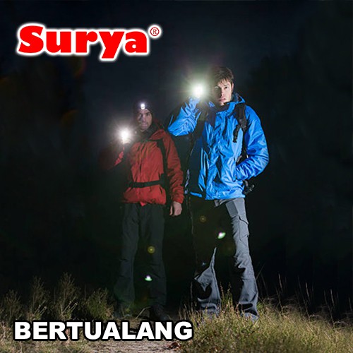 Surya SYT L2W 6LED Senter LED Super Terang / Lampu Emergency 2 in 1 Rechargeable