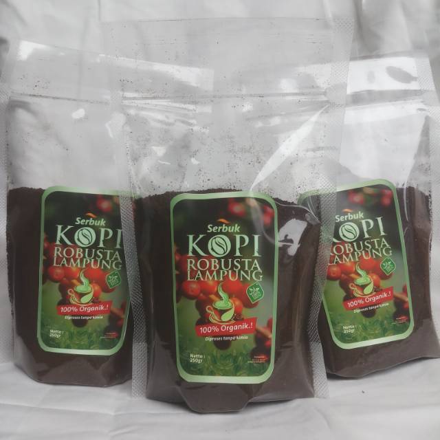 

BUBUK KOPI ROBUSTA KHAS LAMPUNG | 250 gram