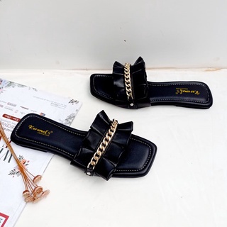 Sandal Wanita Kokop Rempel Strap Rantai MC-VT 96