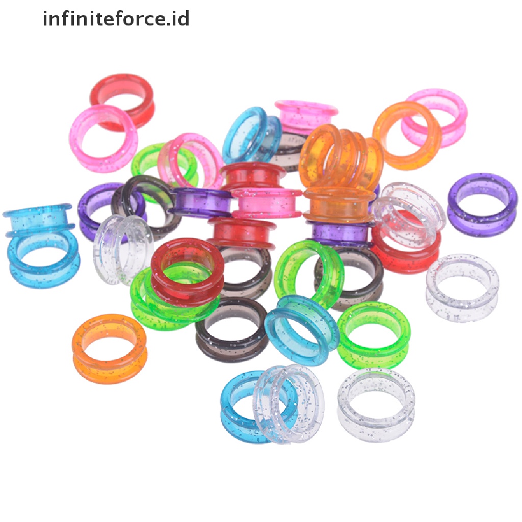 Infiniteforce.id 5pcs / Set Gunting Rambut Bahan Silica Gel Untuk Salon / Barber