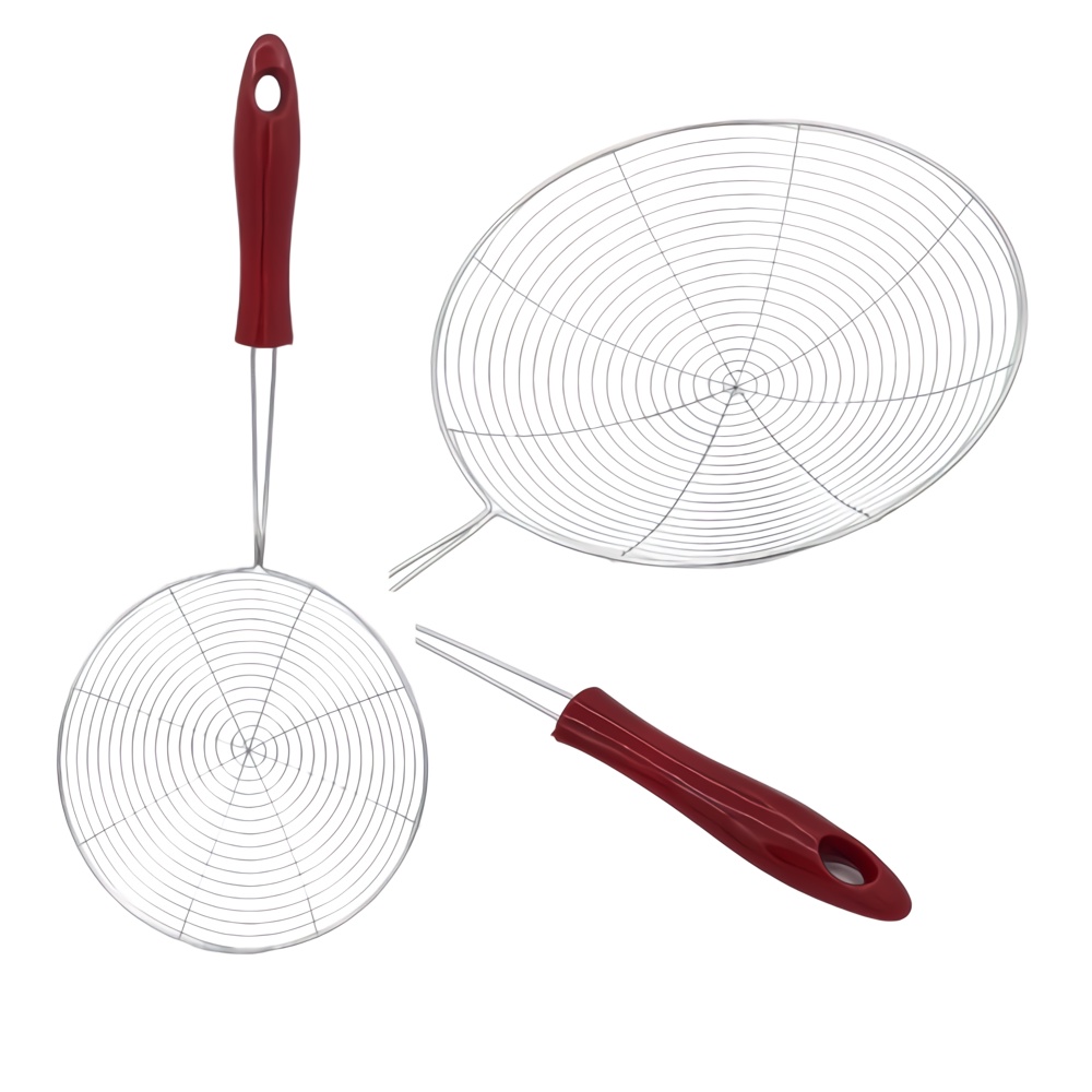 SARINGAN MASAKAN SEROK MINYAK GAGANG WARNAH MERAH