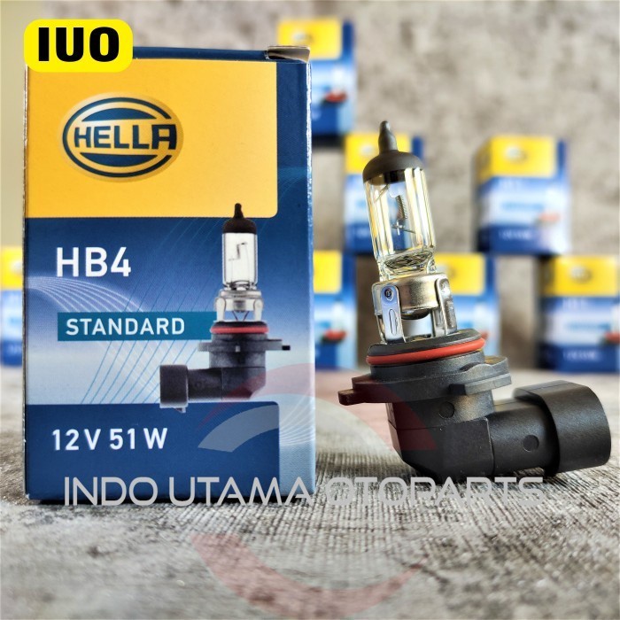 HELLA Bohlam lampu halogen Hella HB4 12V 51W