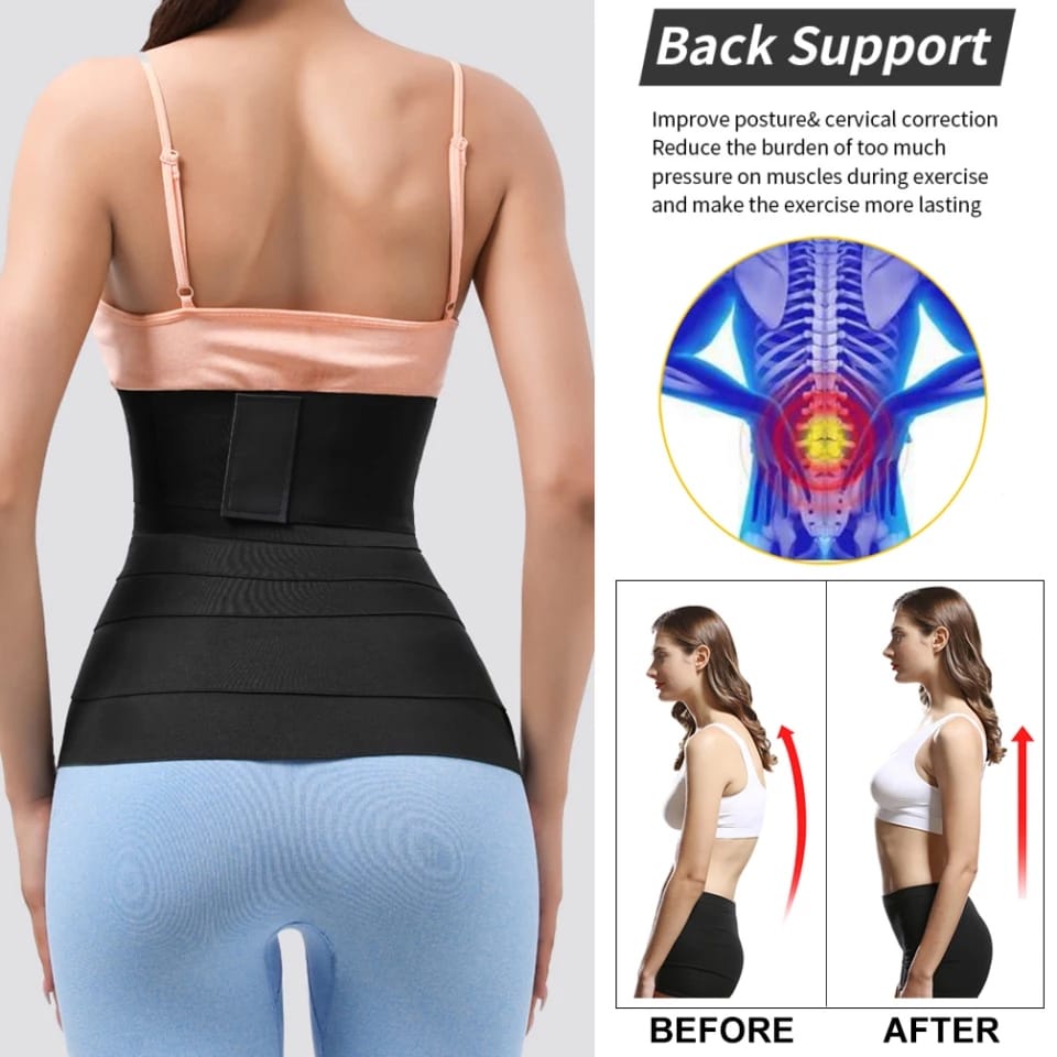 perabotrumahku SABUK LILIT tummy wrap stagen sabuk penegak punggung sabuk pengecil perut sabun diet sabuk pengangkat payudarra S016