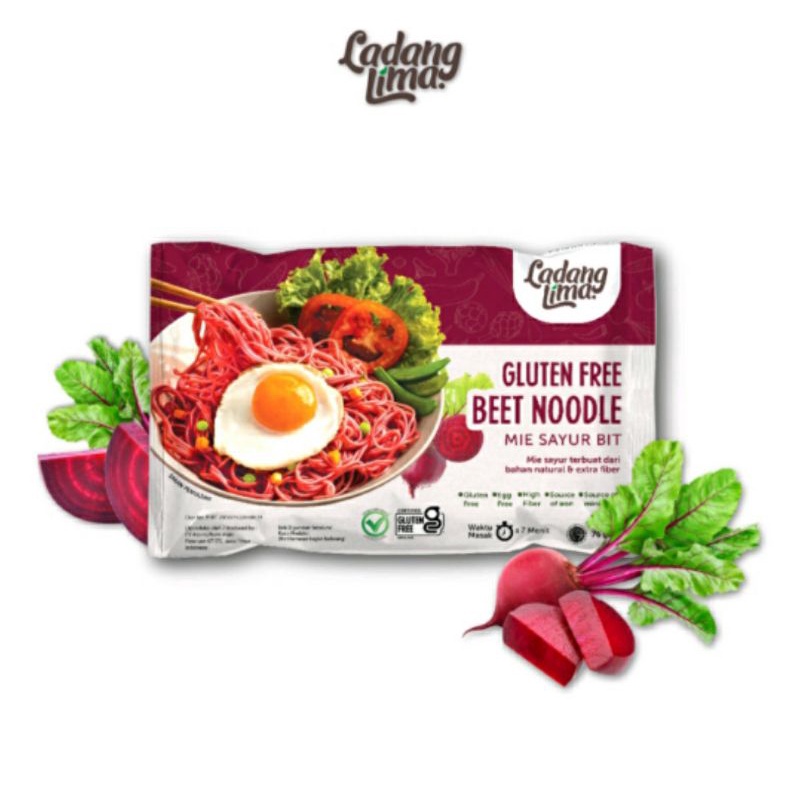 Ladang Lima Mie gluten free 4 varian rasa New rasa ayam bawang