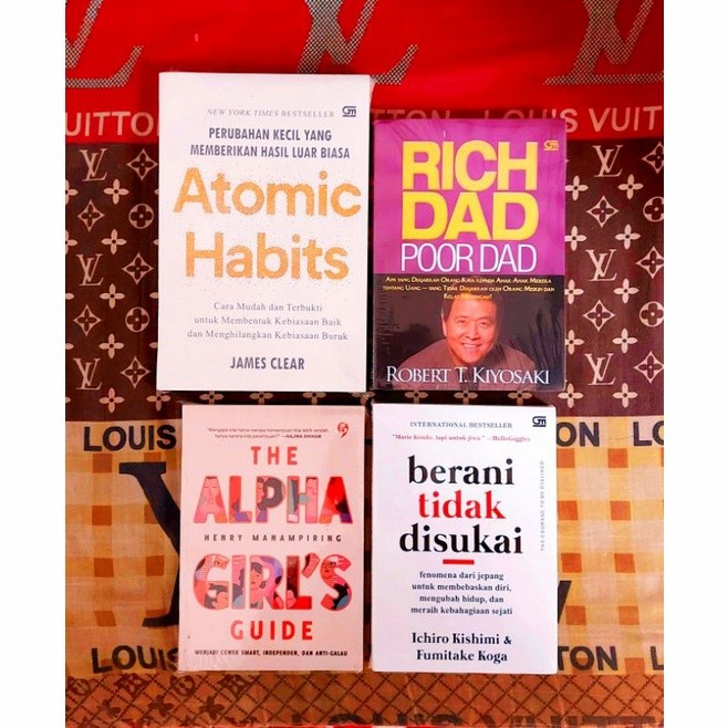 Jual Atomic Habits Rich Dad Poor The Alpha Girls Guide Berani Tida