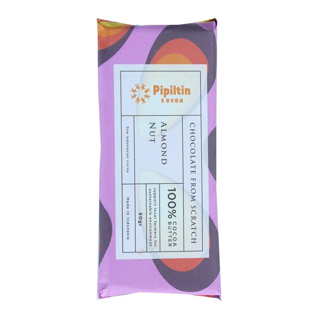 

Pipiltin Cocoa Cokelat Chocolate Bar Almond Nut 35gr