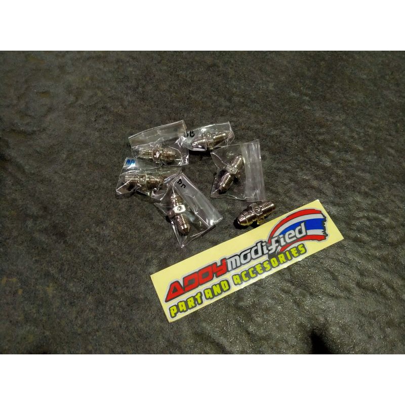 Baut sambungan selang rem ke kaliper stainlees thailand