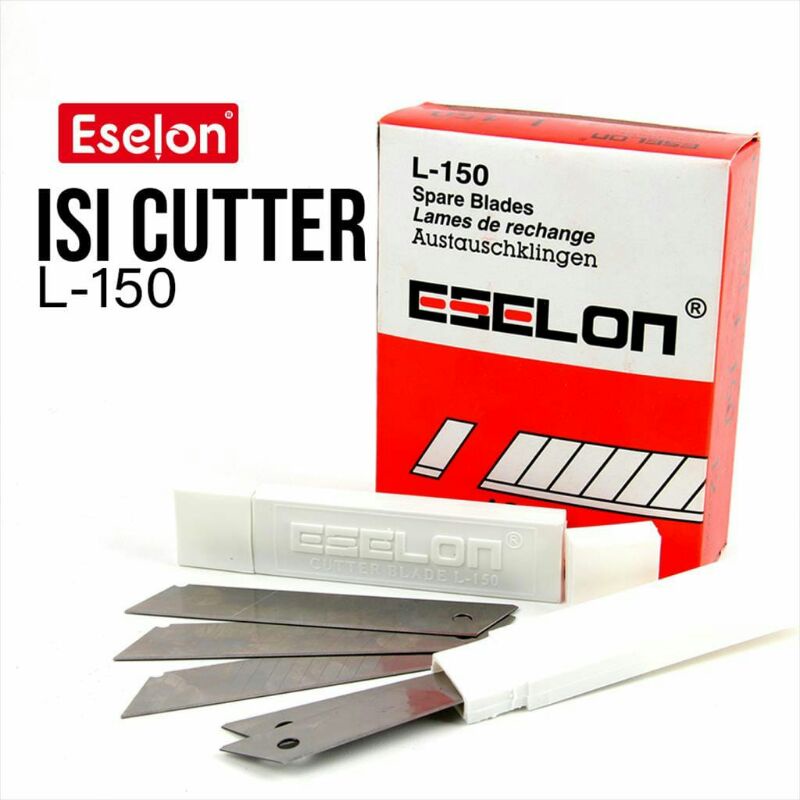 

isi cutter kater ESELON vanco L-150 besar isi 5 pcs per tube