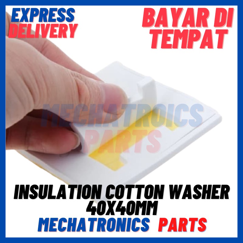 INSULATION COTTON WASHER UNTUK PELTIER TEC1-12706 12705 12710 40X40mm