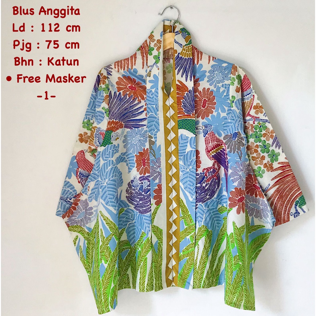 Blus anggita#2 batik solo atasan kerja modern