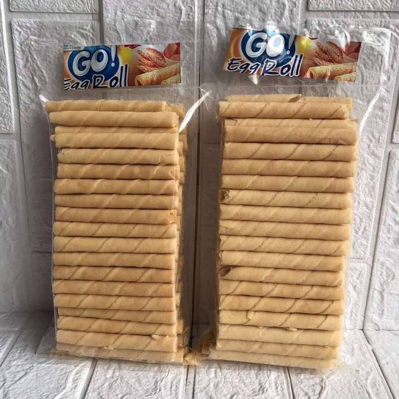 

GO EGG ROLL/GO CREPES /165G/SNACK REPACK KILOAN/KIRIM SESUAI STOK YANG ADA