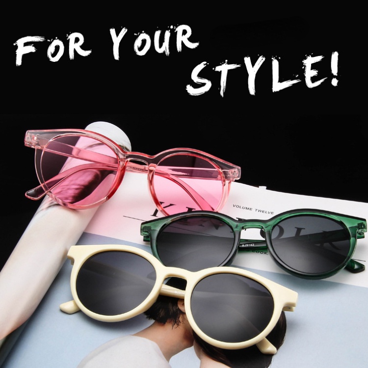 Zhang Dayi net red white Kacamata Hitam Wanita Model Korea Warna Permen 5142