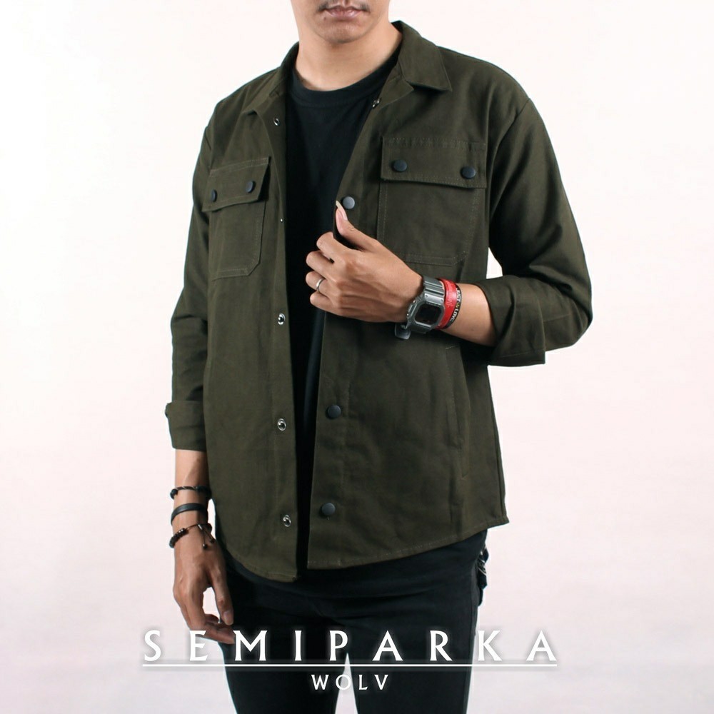 SEMI PARKA ORIGINAL WOLV BIG SIZE M - L -XL - XXL