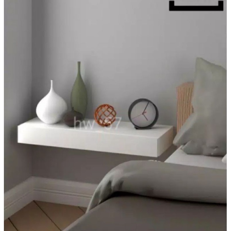 Rak Laci Tempel Dinding , Ambalan Laci Dinding / Meja Rias Double Pintu / Meja Rias Dinding / Meja