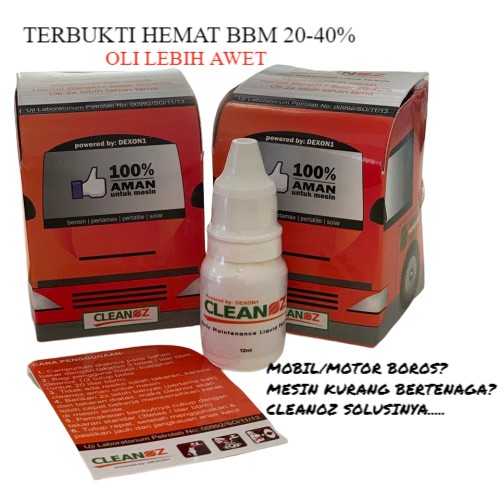 4 BOTOL CLEANOZ HARGA  RESELLER  PENGHEMAT BBM TERLARIS 