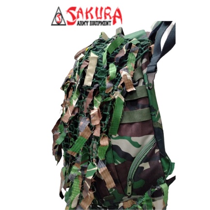 Samaran Ransel dan Helm TNI 1set