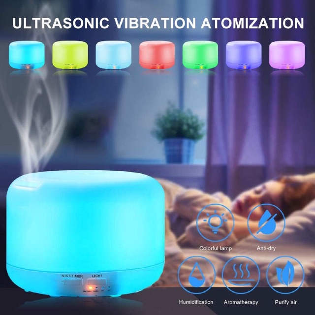 ultrasonic humidifier / diffuser lampu