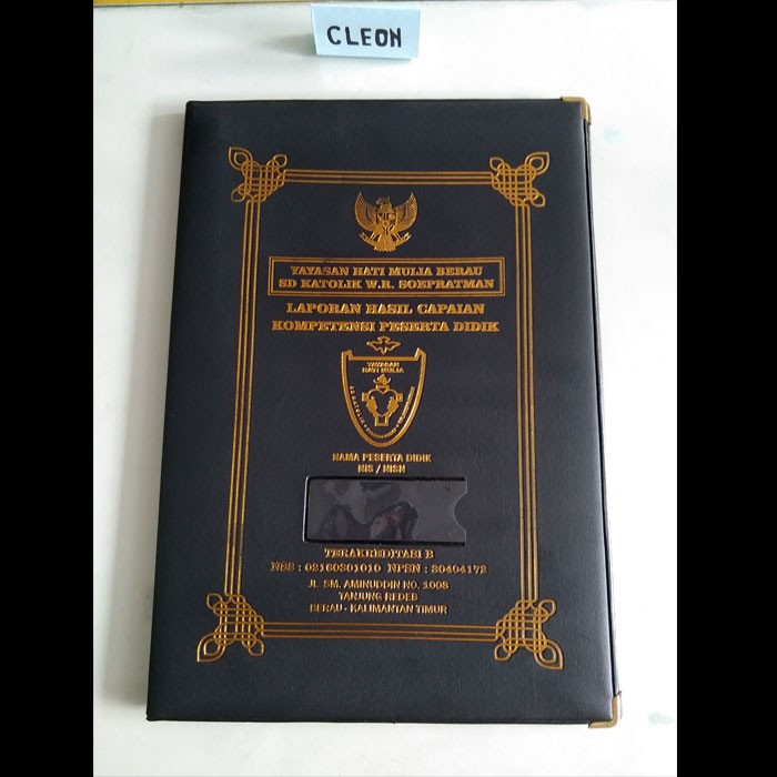 

Map Rapot Tinta Emas Hot Foil Hotprint