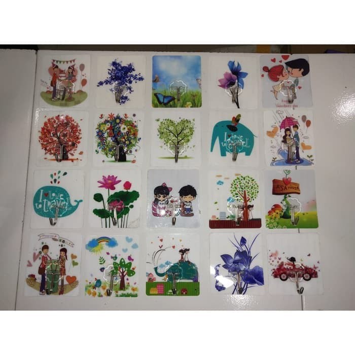 [CEV] Gantungan Hook Kail Barang Baju Serbaguna Hanger motif karakter