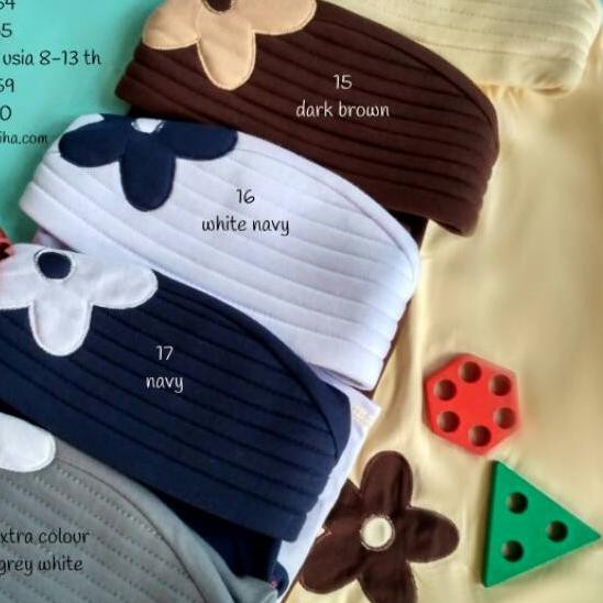 [ Murah ] PBO Jilbab vania bunga anak M / Jilbab bunga standar ABG SMP / Jilbab bunga ABG .