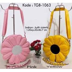 YA 371 - Sling bag sun flowers / tas selempang / tas main / tas kerja / tas fashion