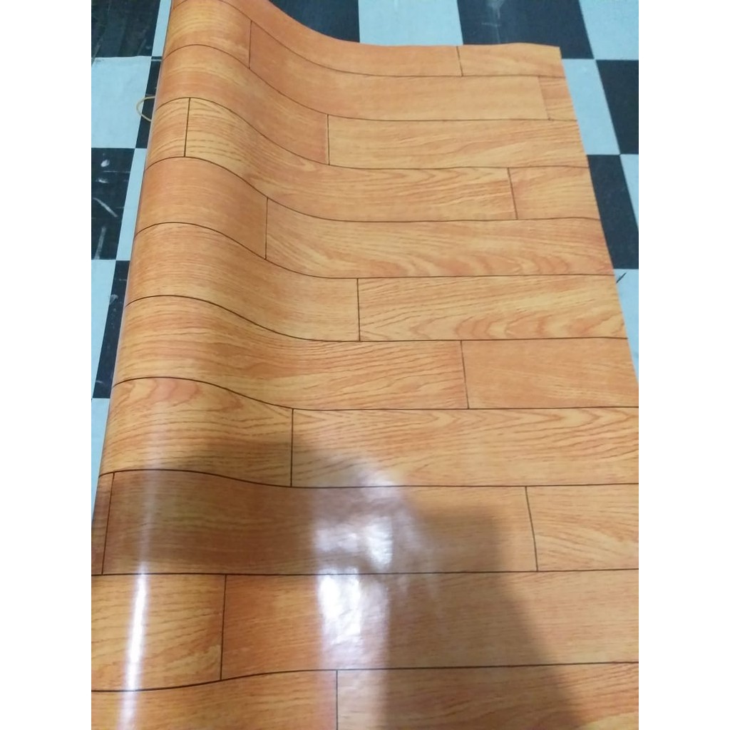 Jual Karpet Plastik Pvc 1 Roll 15 Meter Motif Kayu Balok Shopee Indonesia