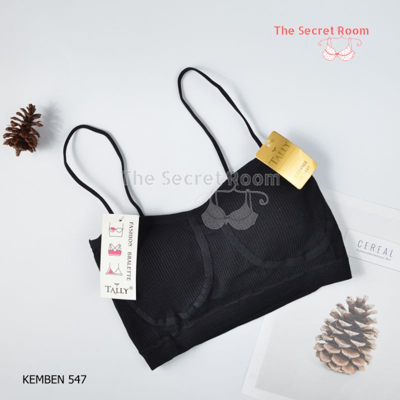 TALLY BRA BH KEMBEN BRALETTE 547 | FREE SIZE | BAHAN RAJUT | CUP B