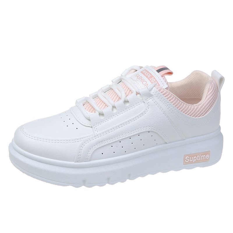 COD AC K198 Sepatu Sneakers Import Wanita Sepatu Kanvas Putih-7