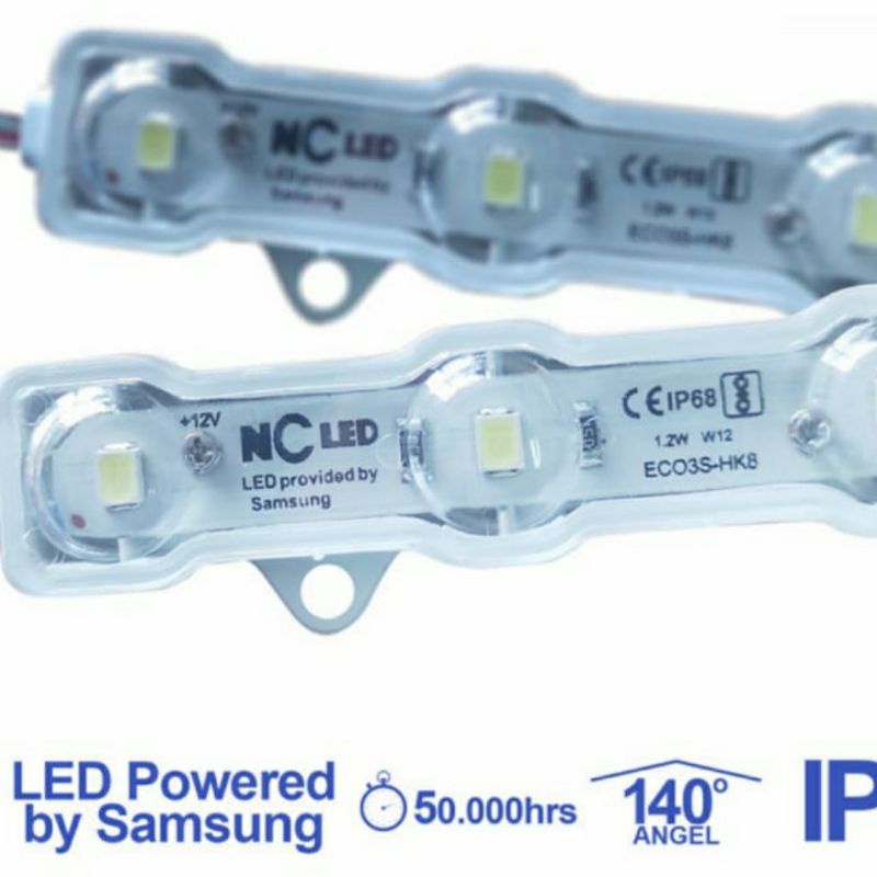 LED module Samsung NC led lensa clear warna putih 1.2W DC 12V