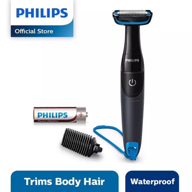 PHILIPS Shaver Body Hair Shaver Window Box BG1024/16 | Body Groomer | Alat Cukur Bulu Rambut Badan |