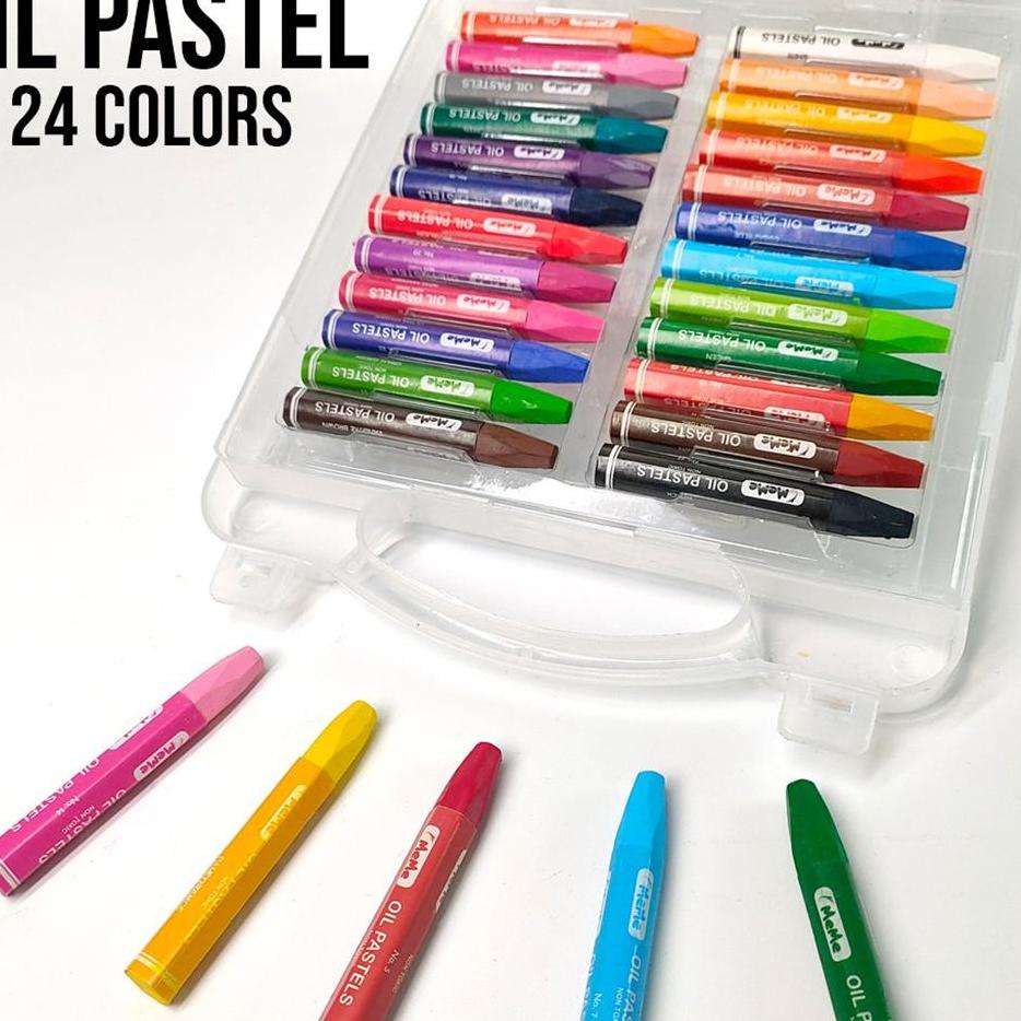 

Update! Crayon MeMe 24 warna / Oil pastel MeMe / Crayon / Crayon MeMe 24colors