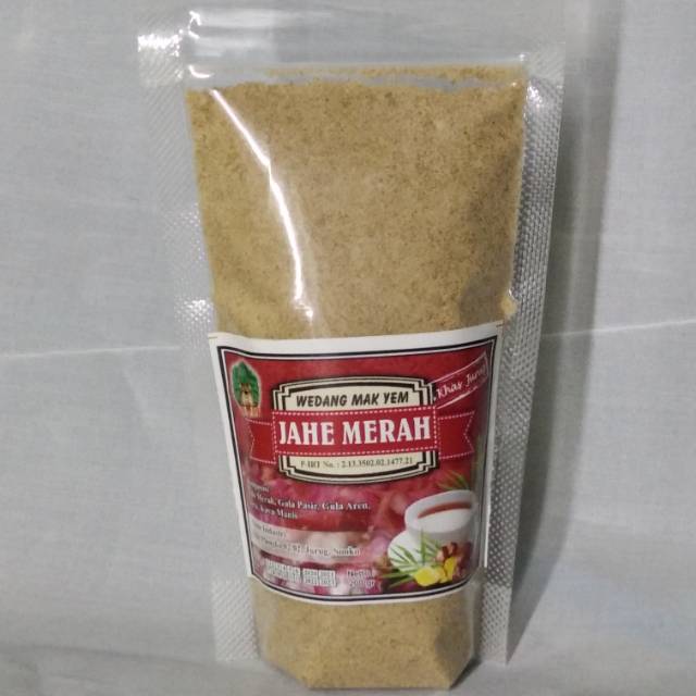 

Jamu instan || Jahe Merah serbuk