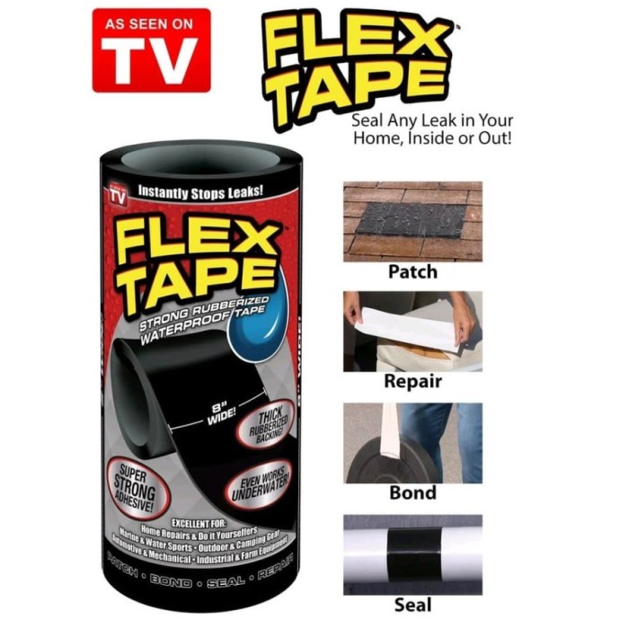 FLEX TAPE 4 X 1,5M ISOLASI AJAIB LAKBAN SUPER KUAT WATERPROOF KUAT Grosir