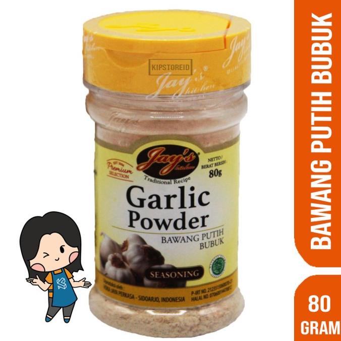 

Jay's Garlic Powder 80 Gram | Bubuk Bawang Putih | Jay's Kitchen