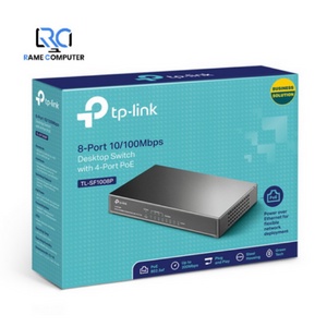 TP-LINK TL-SF1008P 8-Port 10/100Mbps Desktop Switch With 4-Port PoE