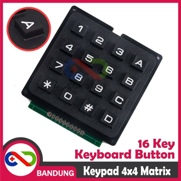 KEYPAD 4X4 MATRIX ARRAY 16 KEY KEYBOARD HARD KEYPAD MATRIX NUMERIC 10P