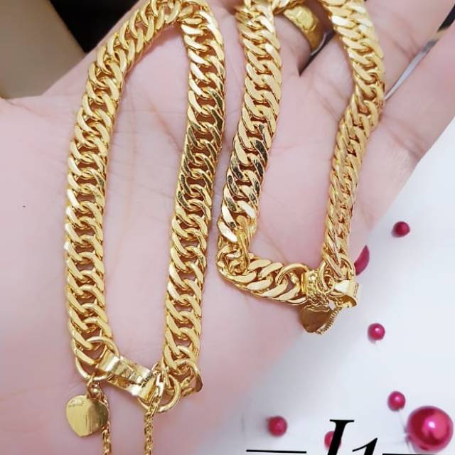 Gelang limpis dilapisi 24k