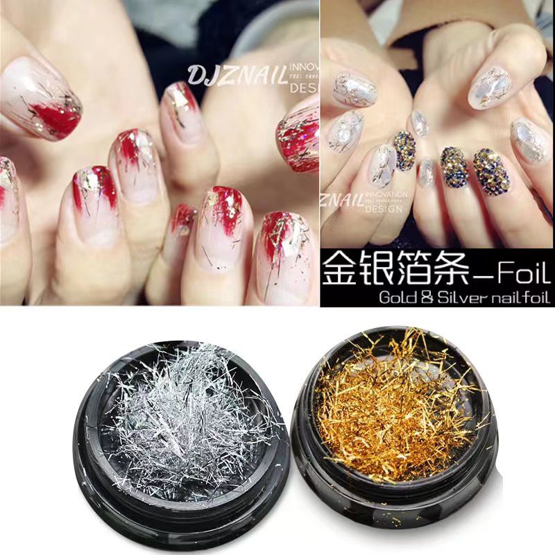 New Nailart String Hiasan Glitter Flakes Nailart / Hiasan Flakes Lidi Nailart Rhinestone