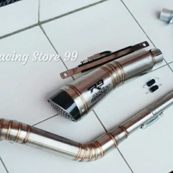 Knalpot R9 H2 For Vixion - CB150 - CBR 150 - R15 - Byson - Tiger dll