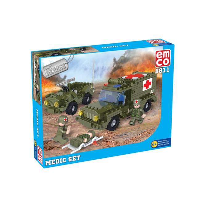 Emco Brix Army Heroes Medic Set 8811 Mainan Lego Bricks Lego