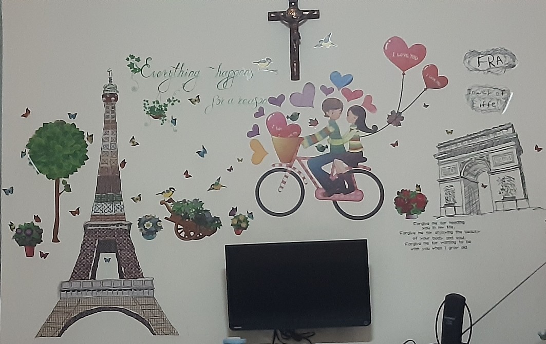 Wallsticker 15 Tower Of Eiffel